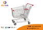 Wire Type Serviceable Supermarket Shopping Trolley Zinc Plated Large Volume 60-240L