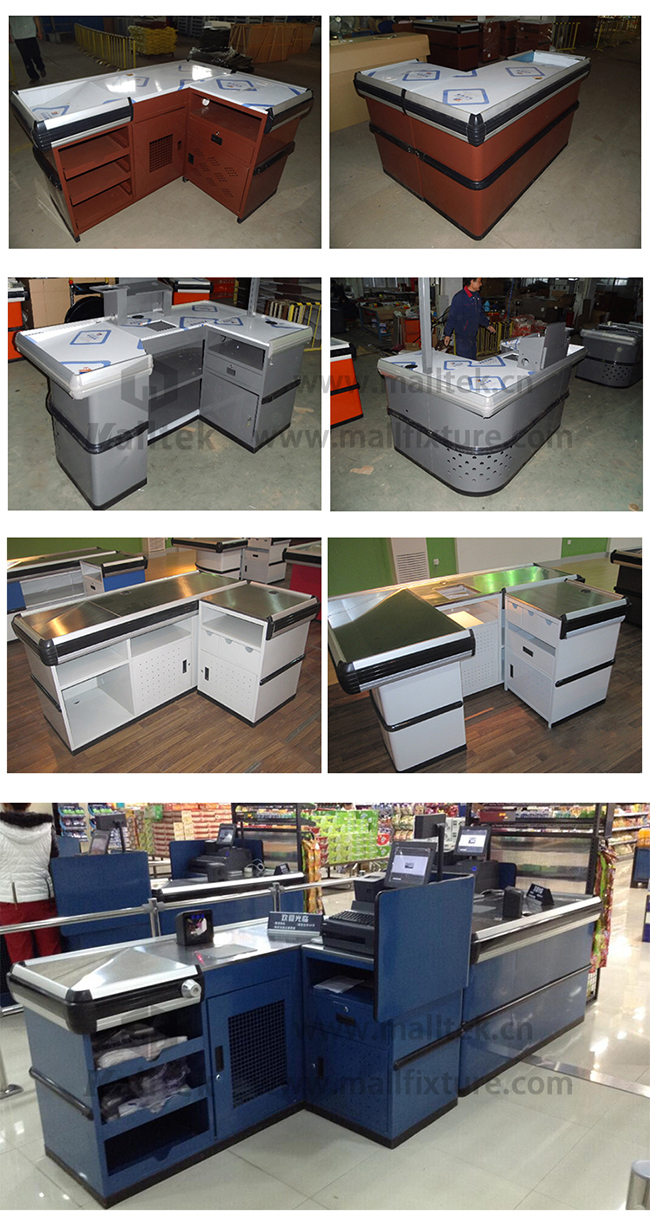 Motorized Cash Register Counter Stand Commercial Retail Counters 2300*