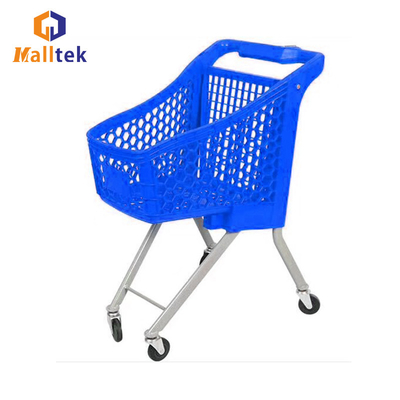 Mini Plastic Grocery Store Trolley For Child Kids Colourful Trolley