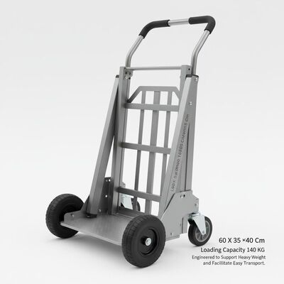 60 X 35 X 40 Cm Hand Truck Trolley Loading Capacity 140 Engineered to Support Heavy Weight and Facilitate Easy Transport