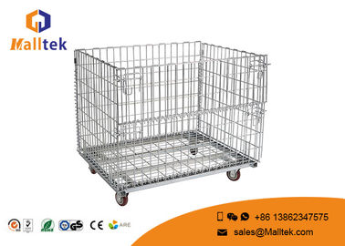 Heat Resistant Wire Mesh Storage Cages Wire Mesh Security Cage With Wheels