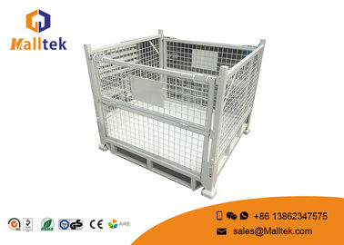 Warehouse Stackable Pallet Cages Heavy Duty Roll Collapsible Cage Pallet