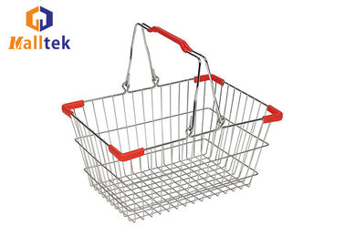Durable Metal Supermarket Wire Shopping Basket For Boutique With Long Life