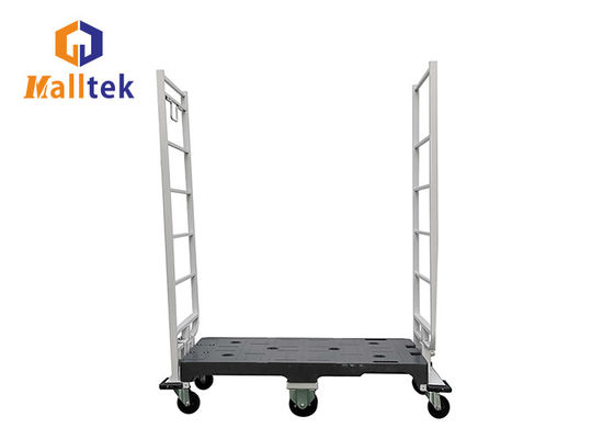 150kg Load Detachable U Boat Platform Cart With Diamond Tread Deck
