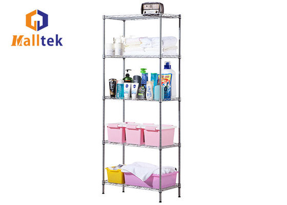 150kgs/Layer Epoxy Powder Coated Wire Rack Shelving OEM For Supermarket
