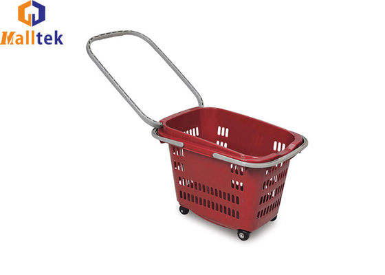 OEM Rolling Shopping Baskets For Convenience Store