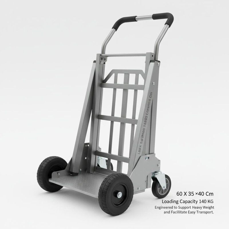 Loading Hand Trolley 60 X 35 X 40 Cm Hand Truck Trolley Loading Capacity 140 Engineered to ...