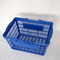Red Blue Yellow Gray Plastic Supermarket Shopping Basket Double Handles