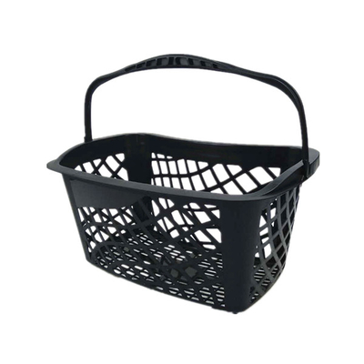 Single Handle Cosmetic Retail Shopping Plastic Basket For Supermarket