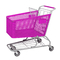 165L Half Plastic Supermarket Shopping Trolley For Customised Colours