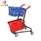 Double Layer Supermarket Shopping Trolley For Grocery 100KG Capacity