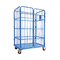 4 Side Logistics Trolley Transports Foldable Frame Metal Security Wire Mesh Trolley MT MT-LRC05