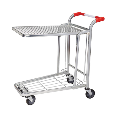 Large Capacity Supermarket Warehouse Logistics Trolley Folding For Transporting Goods