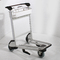 Stainless Steel Airport Luggage Trolley Free Logo Design Airport Luggage Cart