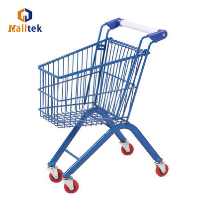 Colourful Kids Supermarket Shopping Trolley with Protective Corners Designed to Enhance Shopping Experience