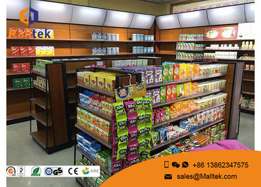 Eco - Friendly Supermarket Gondola Shelving Double Sided Gondola Shelving