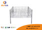 Fully Welden Stackable Wire Baskets Customized Color Heavy Duty For Retail Store