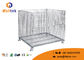 Heavy Duty Wire Mesh Storage Cages Customized Galvanized Saving Space