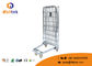Chrome Plated Material Carrying Trolley Customized Logo With Wheels