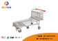 Heavy Duty Industrial Material Handling Trolley Transport Cargo Trolley With 5 Wheels