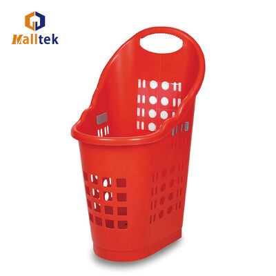 Supermarket Shopping Basket With Wheels