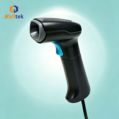Handheld USB 2D Supermarket Barcode Scanner With Long USB Cable For Convenience Store Warehouse