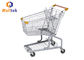 German Grocery Shopping Trolley With PU Wheels For Supermarket Chains