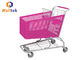 CE Certification Hdpp Material Plastic Trolley For Supermarket , Long Life