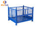 1000kg Powder Coating Steel Foldable Pallet Storage Cage
