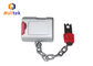260mm Stainless Steel Chain Zinc Alloy Supermarket Trolley Coin Lock