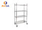 Adjustable Chromed Metal Wire Storage Shelves 100kgs/Layer