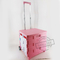 Hand Carts Foldable Supermarket Trolley With Plastic PVC Wheel