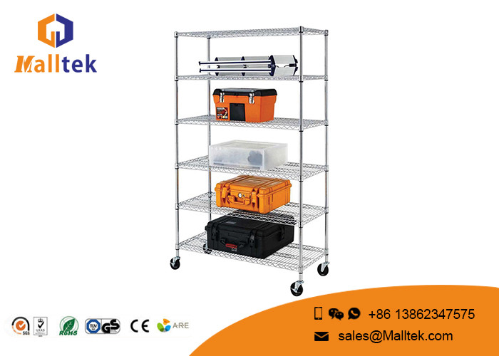 Cream Color Wire Racking Kitchen Wire Rack Shelving 4 Layers Black Powder Coated Chrome Wire ...