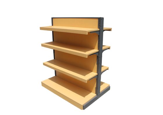 Wood Retail Grocery Store Metal Display Supermarket Racks Shelf For Supermarket