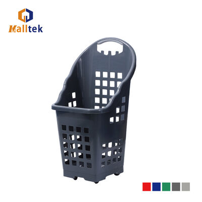 Supermarket Shopping Basket With Wheels