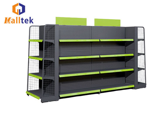 Customized Supermarket Gondola Shelving System Gondola Stand Shelf 5 Layers