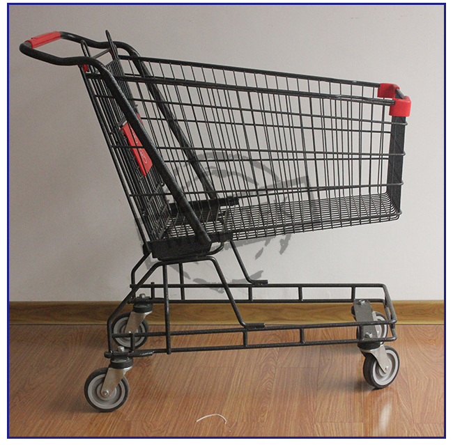 180L Lightweight Supermarket Shopping Trolley Supermarket Basket Trolley