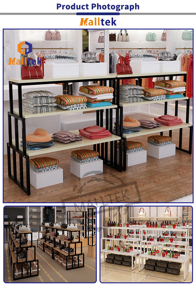Decorative Display Rack Customised Pure Wood Display Rack Decorative Advertising Steel Frame