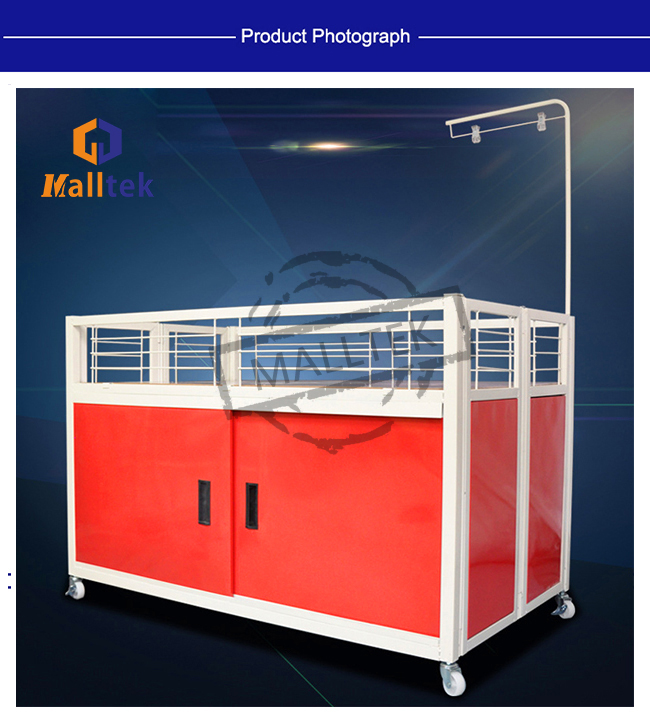 Colorful Shop Display Fittings Commercial Shop Fittings High Loading