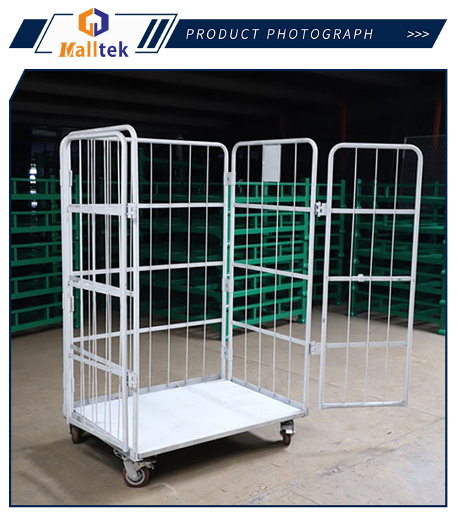 Transport Folding Nestable Roll Container Trolley