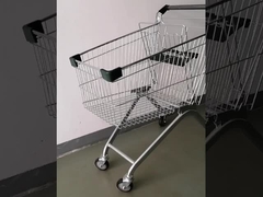 Hot Sale Zinc Coated Shopping Trolley European Style